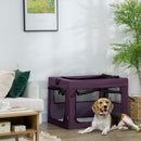 PawHut 90cm Soft Side Pet Carrier W/ Cushion, For Large Dogs - Purple