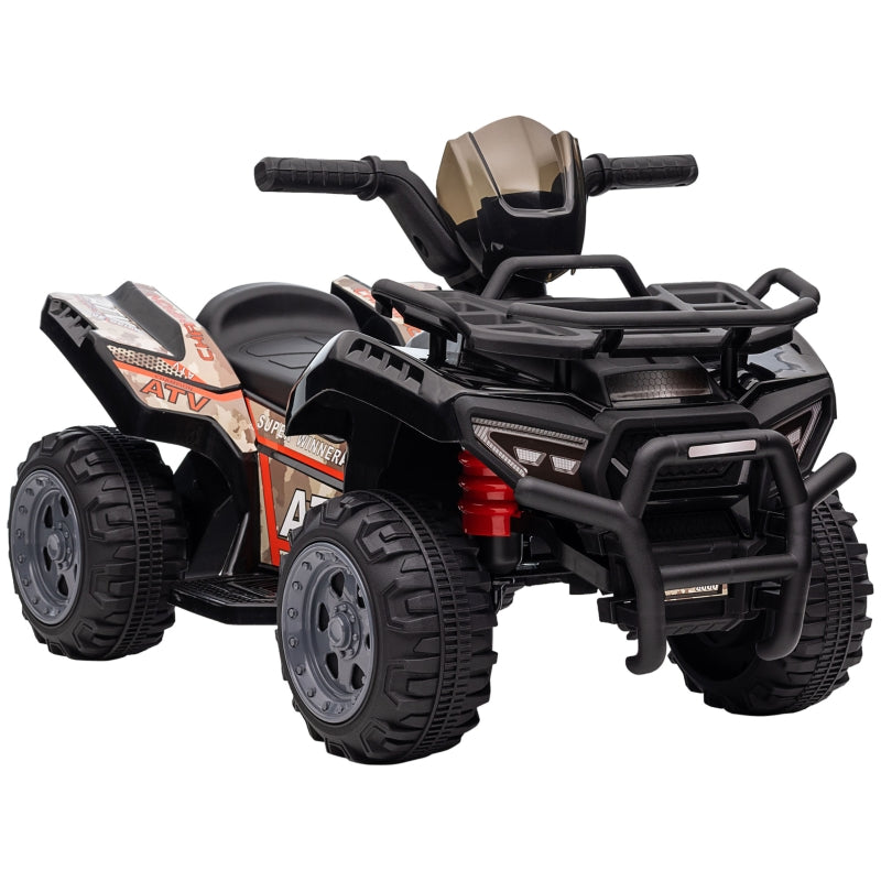 HOMCOM Kids Ride On Car Four Wheeler Quad Bike 6v - Black