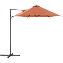 Outsunny 2.5M Offset Roma Patio Umbrella W/ 360° Rotation