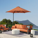 Outsunny 2.5M Offset Roma Patio Umbrella W/ 360° Rotation