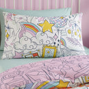 Bedlam Doodle Hobby Duvet Cover Set in Multi