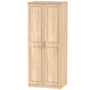 Dakar Ready Assembled Wardrobe with 2 Doors  - Modern Oak