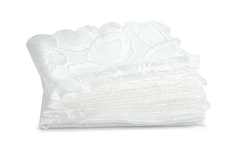 Damask Rose - Jacquard Napkins in Wine