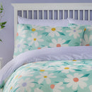 Fusion Daisy Duvet Cover Set in Duck Egg