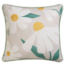 Fusion Daisy Filled Cushion In Natural