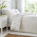 D & D Ditsy Floral Seersucker Duvet Cover Set in Yellow