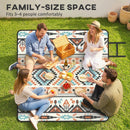 Outsunny Picnic Blanket, Beach Blanket Outdoor Picnic Mat