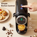 HOMCOM 19 Bar Pod Coffee Machine For Nespresso And Dolce Gusto Capsule