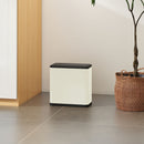 8L Hanging Kitchen Bin, Rubbish Bin W/ Stay-Open Lid For Under Sink