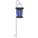 Outsunny 2-in-1 Electric Fly Zapper with UVA Light, Hanging Garden Lantern