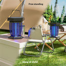 Outsunny 2-in-1 Electric Fly Zapper with UVA Light, Hanging Garden Lantern