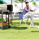 Outsunny 2-in-1 Electric Fly Zapper with UVA Light, Hanging Garden Lantern