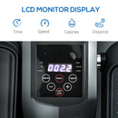 SPORTNOW Mini Elliptical Machine, Seated Pedal Exerciser w/ Remote Control