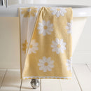 D & D Daisy Floral Towels Ochre