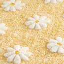 D & D Daisy Floral Bath Mat in Ochre