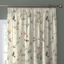 D & D Darnley Pencil Pleat Curtains in Coral/Natural