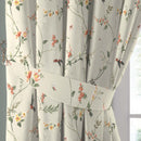 D & D Darnley Pencil Pleat Curtains in Coral/Natural