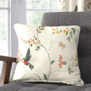 D & D Darnley Filled Cushion In Coral/Natural