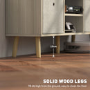 HOMCOM Modern TV Cabinet Stand w/ Shelves & Drawers