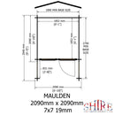 Maulden Log Cabin With Veranda