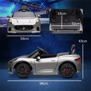 AIYAPLAY 12V Maserati Gran Turismo Folgore Lincesed Kids Electric Car, Grey