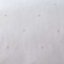 Serene Decorative Heart Duvet Cover Set in Blush