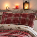 D & D Derwent Check Duvet Cover Set in Natural