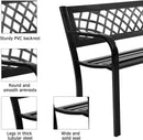Metal Frame Outdoor Bench