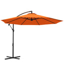 Outsunny 3(m) Cantilever Parasol Banana Umbrella w/ Crank