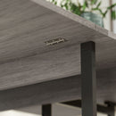 HOMCOM Folding Dining Table, Drop Leaf Table With Open Compartments