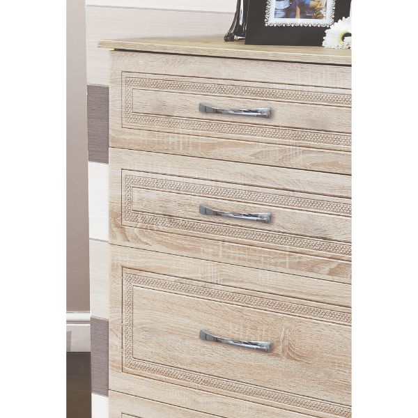 Dakar Ready Assembled Bedroom Furniture Set 3 Piece  - Modern Oak