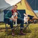 Double Camping Chair with Cup Holders and Carrying Bag