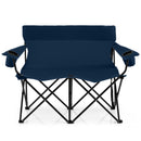 Double Camping Chair with Cup Holders and Carrying Bag