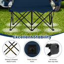 Double Camping Chair with Cup Holders and Carrying Bag
