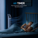HOMCOM Oscillating Tower Fan Floor Fan With 4H Timer For Home Office