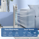 HOMCOM Oscillating Tower Fan Floor Fan With 4H Timer For Home Office