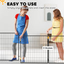 PawHut 2 Piece Dog Pen Expansion Pack For 80cm High Pet Playpen For S M Dogs