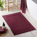 Drift Abode Eco Bath Mat in Claret