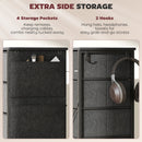 HOMCOM Fabric Chest of Drawers, 4 Drawer Dresser for Bedroom