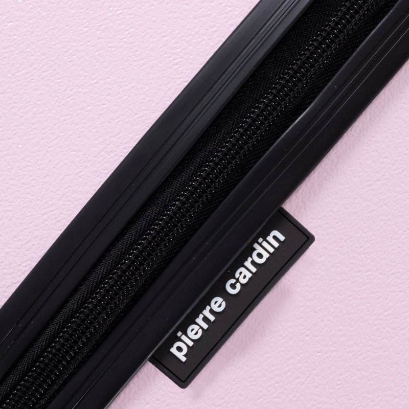 Pierre Cardin Hard Shell Lightweight 4 Wheel Durable Travel Suitcase.