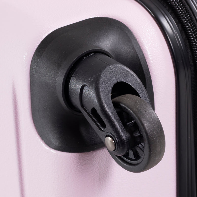 Pierre Cardin Hard Shell Lightweight 4 Wheel Durable Travel Suitcase.