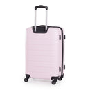 Pierre Cardin Hard Shell Lightweight 4 Wheel Durable Travel Suitcase.