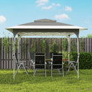 Outsunny 3.5 X 3.5 M Pop Up Gazebo, UPF50+ One-Touch Party Tent, Dark Grey