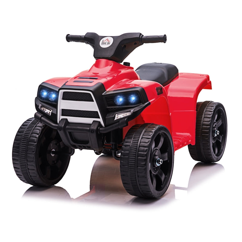 HOMCOM Kids Electric Ride On Quad Bike 6V - Black/Red