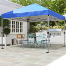 Outsunny 3 X 3(m) Pop Up Gazebo, Instant Shelter With 1-Button Push - Blue/Grey/Green/White