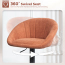 HOMCOM Swivel Bar Stools Set Of 2 Height Adjustable Bar Chairs