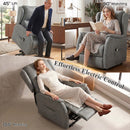 HOMCOM Power Lift Recliner Chair Dual Motor, Grey