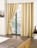 Cali Eyelet - Woven Thermal Blackout Eyelet Curtains in Beige