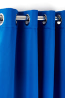 Cali Eyelet - Woven Thermal Blackout Eyelet Curtains in Blue