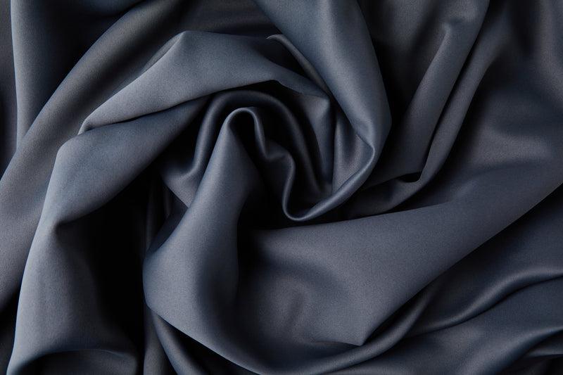 Cali Eyelet - Woven Thermal Blackout Eyelet Curtains in Charcoal